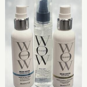 NIB Color Wow Hair Styling Products Dream Cocktails & Quick Dry Heat Protectant